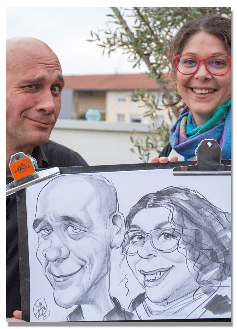 Caricaturiste pour soirée d'entreprise à Genève